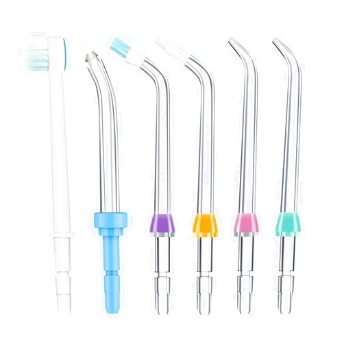 RAXSEG Replacement Tips for Waterpik Water Flosser Classic Jet Tips Waterpik' Replacement Parts (6 Tips)