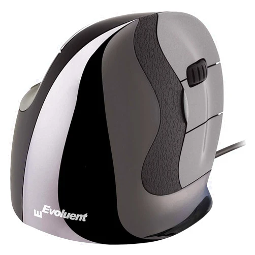 Evoluent VMDM VerticalMouse D Medium Right Hand Ergonomic Mouse with Wired USB Connection…