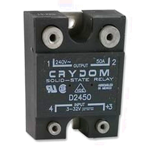SENSATA/CRYDOM - D2450 - Solid State Relay, SPST-NO, 50 A, 280 VAC, Panel, Screw, Zero Voltage Turn On