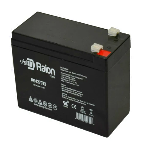 Raion Power RG1270T1 12V 7Ah Compatible Replacement Rechargeable Battery for Epcom Power Line PL-7-12