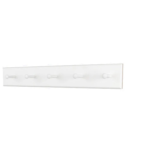 PEG AND RAIL Extra Wide White Shaker Peg Rack - Hand Crafted in The USA (29