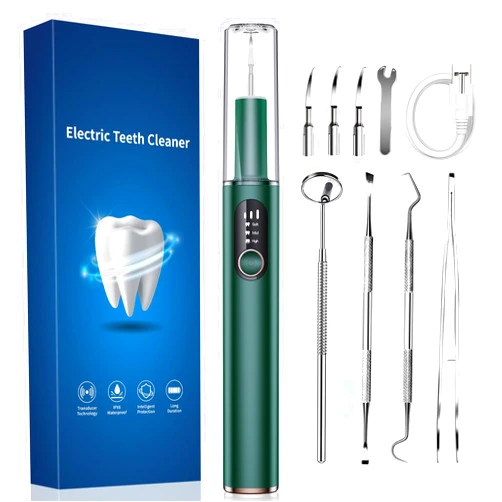 LVLSIO Plaque Remover for Teeth, Ultrasonic Vibration 3 Million Times/Min, Deep Cleaning, Intelligent Safety Mode, Relieve Sensitive Teeth Discomfort, for Removing Plaque, Tartar, Stains, Dental Calculus