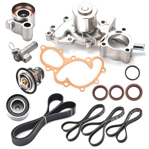 Nakuuly Engine Timing Belt Kit with Water Pump Compatible with 1995-2004 Toyota 4Runner Tacoma Tundra T100 3.4L V6 5VZFE DOHC Replaces # TKT-025