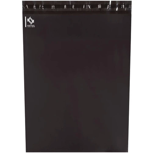 KKBESTPACK 200 Pcs 12x15.5 Poly Mailer Envelopes Shipping Bags Self Adhesive Waterproof Bags (Black), 12 x 15.5