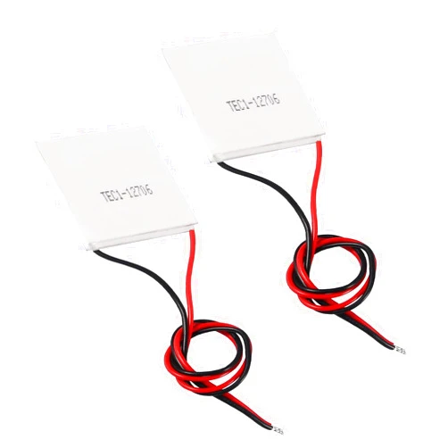 SIPYTOPF 2PCS TEC1-12706 Semiconductor Refrigeration Tablets,6A 12V 60W Heatsink Thermoelectric Cooler Cooling Peltier Plate Module 40x40MM