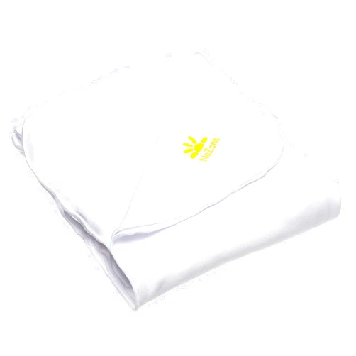 Nozone Baby Blanket, Sun Protective, Soft Rayon from Bamboo, UPF 50+ in White