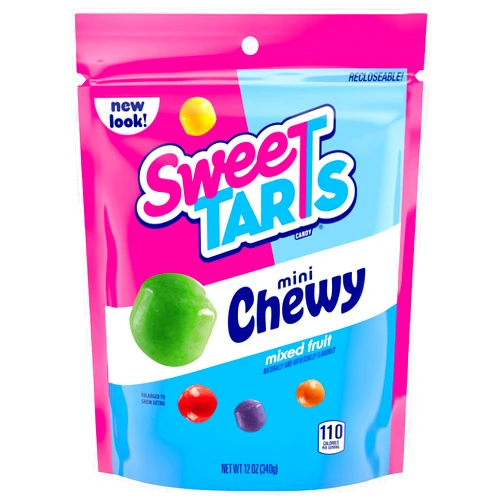 SweeTARTS Mini Chewy, Candy, Mixed Fruit, 12 oz
