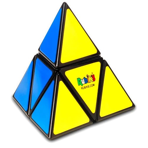 Rubik's Rubik’s Pyramid, Rubik's Pyramid Pocket Colour-Matching Triangular Cubing Puzzle
