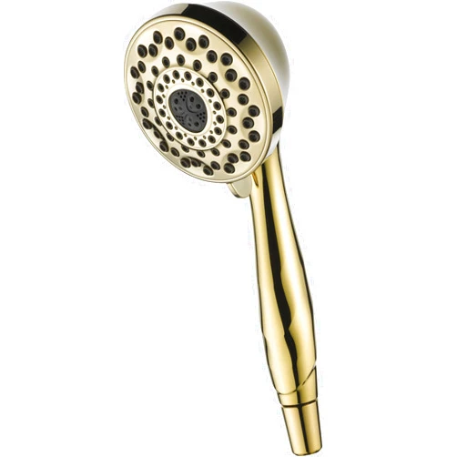 DELTA FAUCET 59426-PB-PK Delta Tub Faucets and Accessories Premium 7-Setting Hand Shower, Polished Brass