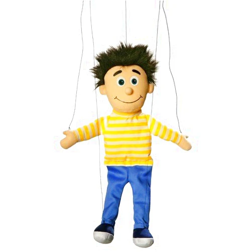 Silly Puppets Bobby Peach Boy Marionette String Puppet