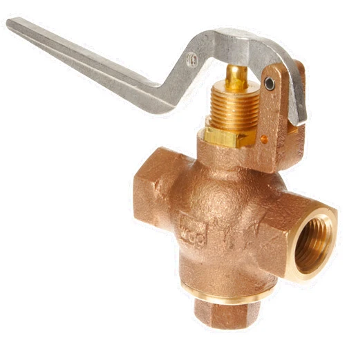 Kingston Valves Kingston 305B Series Brass Quick Opening Flow Control Valve, Squeeze Lever, 1/2