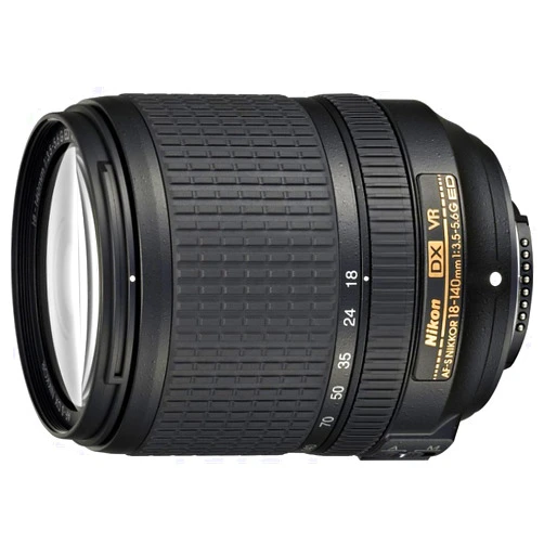Nikon AF-S DX NIKKOR 18-140mm f/3.5-5.6G ED Vibration Reduction Zoom Lens with Auto Focus for Nikon DSLR Cameras