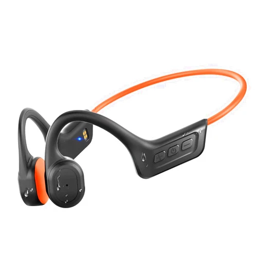 SilisoundTek Bone Conduction Headphones,IPX7 Waterproof Wireless Running Earbuds,Open Ear Headphones Bluetooth 5.3 with Mic,10H Playtime for Running,Cycling,Hiking,Gym,Workout.