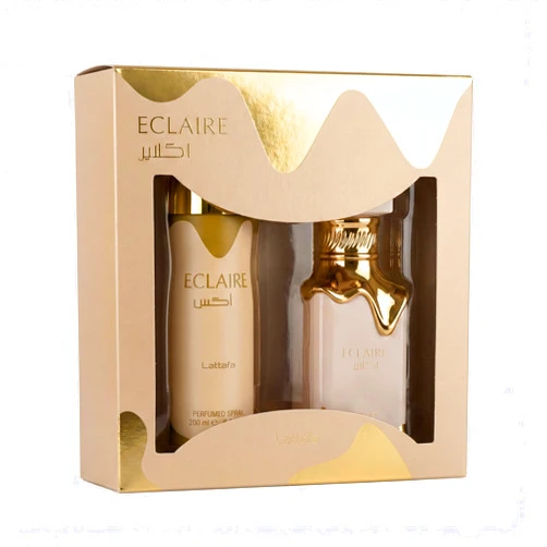 Lattafa Eclaire 2 Pcs Gift Set With 100ml EDP + 200ml Perfumed Spray