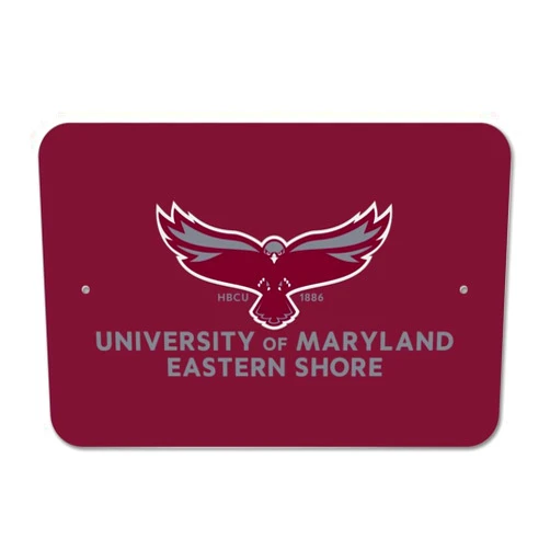 GRAPHICS & MORE University of Maryland Eastern Shore Primary Logo Home Business Office Sign - Plastic - 6