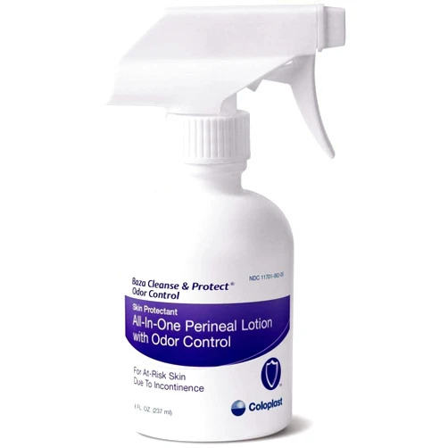 Coloplast Baza Cleanse and Protect with Odor Control Perineal Wash 8 oz. Pump Bottle Scented 7725, 1Ct