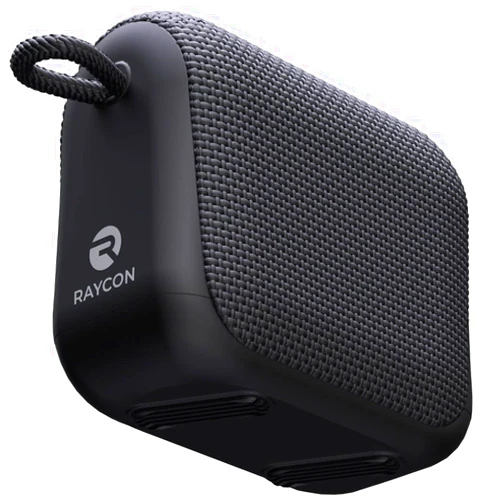 Raycon Everyday Speaker with Microphone IP67 Dustproof and Waterproof TWS Multilink Bluetooth 5.0 Portable Outdoor Wireless Speaker for Home, Outdoors, Travel (Carbon Black)