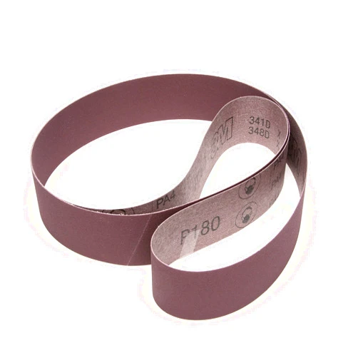 3M Cloth Belt 341D, P120 X-weight, 2 in x 48 in, Film-lok, Single-flex