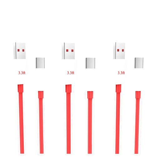 Weboyo Warp Charge Charging Cable Type-C, Replacement Charger Supervooc for Oneplus 12 12R 11 10 Pro Open 9R 9 8T 10T 8 7T 7 Pro 5G Nord N20 N10 N100 Fast USB C Cord One plus 6T 6 5T 30W 65W 80W 3.3ft 3pack