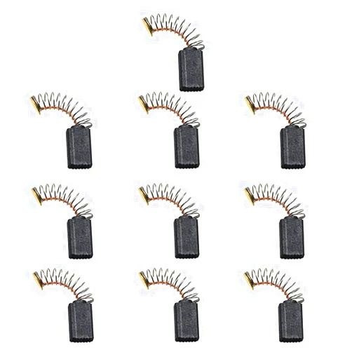Lasenersm 10 Pieces Carbon Brushes Motor Carbon Brushes Electric Motor Power Tool Part for Power Tools, Jig Saw, Rotary Drill, Drill, Hammer Drill, Electric Screwdriver, Sander, Rotary Hammer(Small)
