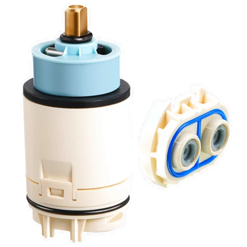 Dreyoo Single Function Pressure Balance Cartridge Replacement for RP70538/RP73625, Shower Cartridge Compatible with Peerless/Delta Single Handle Tub/Showers Faucet (Check Valve Included) (1 Pack)