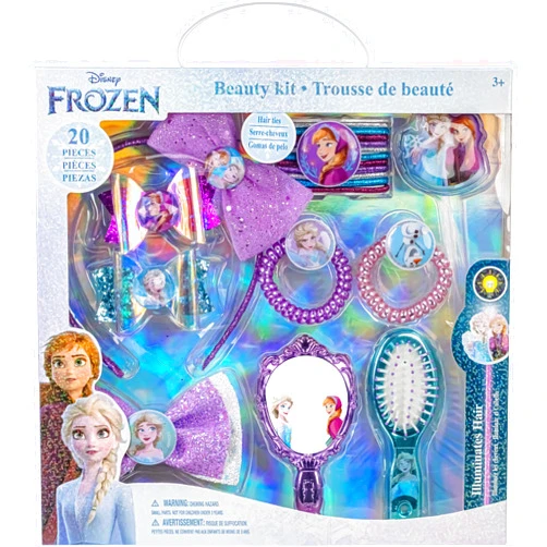 Townley Girl Disney Frozen 2 - Townley Girl Hair Accessories Set for Kids, Perfect for Parties, Ages 3+, 20 Pcs