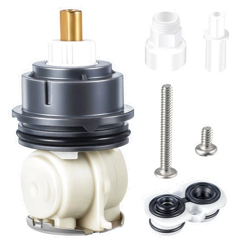 Enhon 1 Pack Shower Cartridge Replacement, RP46463 Cartridge Replacement Compatible with Delta Monitor 17 Series (2006 - Present) Dual Function Shower Faucet Valve, Including Seat and Spring Adapter