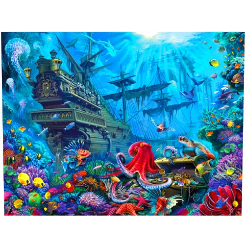 Ceaco - Undersea - Glow - 750 Piece Jigsaw Puzzle