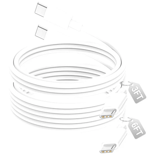 CHLANT USB C Charger Cable 3.3FT+6.6FT 2-Pack, iPhone 17 16 15 Charger Cable USBC to USBC cable Fast Charging cable Type C Phone Charger cable Wire Lead for iPhone 17 Air,15 16e 16 17 Pro Max/Plus, iPad