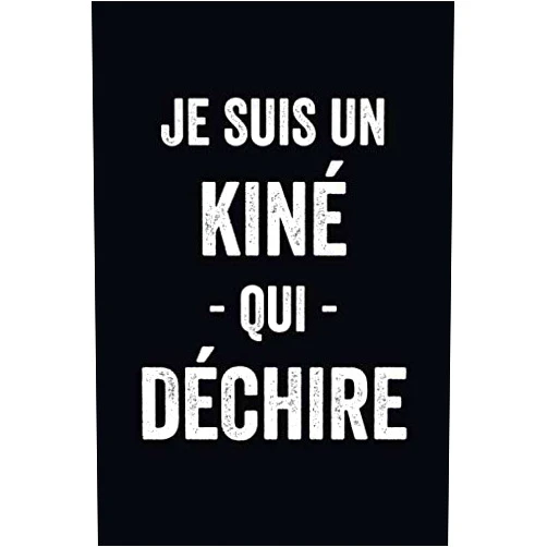 Kinésithérapie et Physiothérapie Éditions Je suis un Kiné qui déchire: Journal/Carnet de notes ligné drôle pour Kinésithérapeute, Joli cadeau original rigolo de fête des pères ou anniversaire ... pages, format 15,24x22,89cm (French Edition)