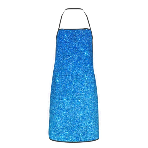 Woyaba Glitter Apron,Cooking Aprons For Men Women,Kitchen Apron Chef Apron Adjustable Garden Aprons With 2 Pockets