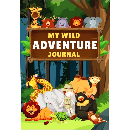 Anvi Publishing Wild Adventure Journal for Kids: An Exciting Logbook for Young Wildlife Explorers to Spot, Sketch, and Learn About Animals.