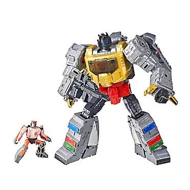 Transformers Studio Series 86-06 Leader The The Movie Grimlock and Autobot Wheelie
