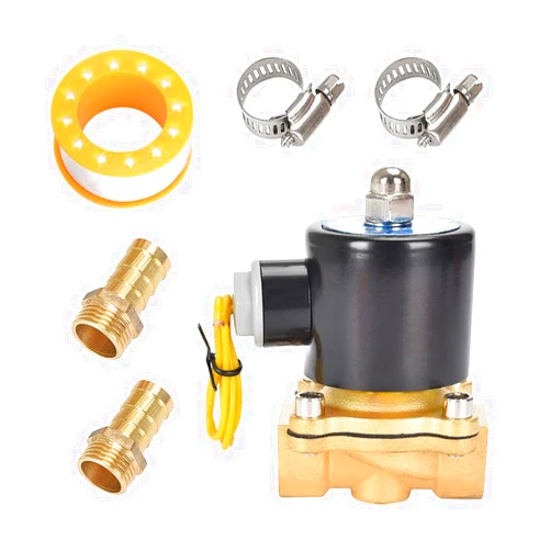 CGELE Brass Electric Solenoid Valve 12V 1/2