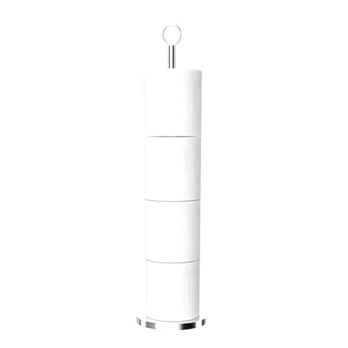 Niffgaff Toilet Paper Holder Stand(with Reserve Function), Free-Standing Stainless Steel Stand for Bathroom & Toilet Spare Rolls Storage