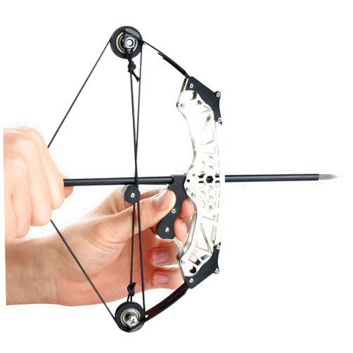 TIETHEKNOT Archery Bow Set Right Hand Compound Bow Hunting Bow Metal Material Catapult RH/LH for Hunting Shooting Practice Archery Entertainment Fun