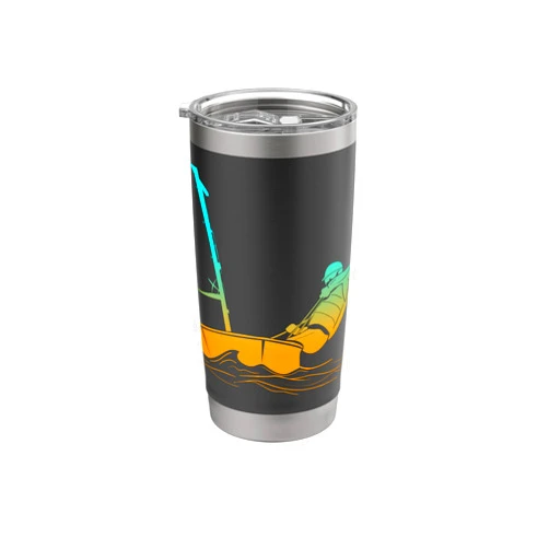 Optimist Dinghy Sailboat Lover Laser Sailing Dinghy Optimist Sailing Opti Sailboat Graphic Stainless Steel Insulated Tumbler