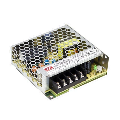 MeanWell Mean Well LRS-75-12 Switching Power Supply, Single Output, 12V, 6A, 72W, 3.9