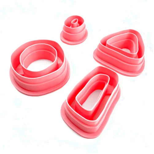 THE CLAYFUL CO. Polymer Clay Cutters for Earrings – The Clayful Co Organic Shapes Pack Set of 4 – Cookie Cutters for Clay Jewelry Making