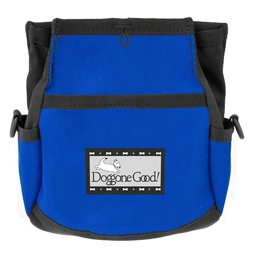 Doggone Good Rapid Rewards Deluxe Dog Training Bag with Belt by Doggone Good! (Blue)