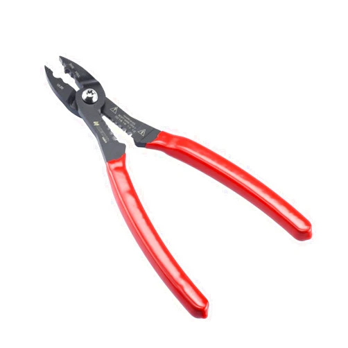 NEIKO 02037A Compact Wire Stripper | 4-in-1 Multi Purpose Electricians Pliers | Wire Crimper, Cutter and Gripper | 12-20 AWG Wire Service Tool | Crimps Insulated & Non-Insulated | Electrical Stripping