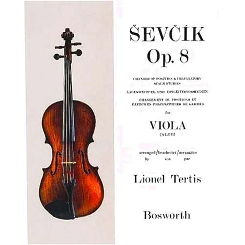 By Otakar Sevcik (Author), Lionel Tertis (Arranger) Sevcik for Viola - Opus 8: Changes of Position & Preparatory Scale Studies
