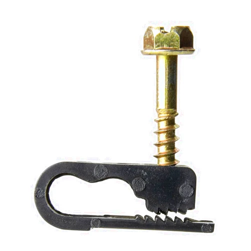 Skywalker Dual Cable Flexible Screw Clips (Pack of 100 / Black)