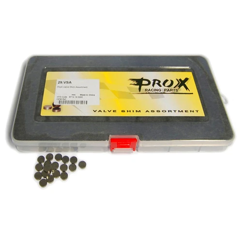 ProX Racing Parts 29.VSA890 8.90mm Size 1.72mm-2.60mm Thick Valve Shim Kit, Black