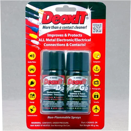 Deoxit Caig DeoxIT DGN5S-2N Gold and DeoxIT 40g mini sprays