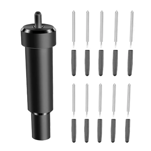 Audvln Premium Fine Point Blades, Bonded Fabric Blades, Deep Cutting Blades for Maker 3/Maker/Explore 3/Air 2/Air/One/Venture Enhance Your Crafting Experience. (Black)