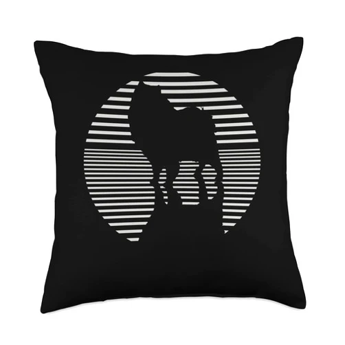 99 Gifts American Eskimo Dog Love Cloud German Spitz Lover Throw Pillow, 18x18, Multicolor