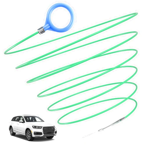 Ecocstm Auto Sunroof Drain Cleaning Tool, 118 Inch Flexible Tube Cleaning Brush, Flexible Drain Brush Extra Long Pipe Cleaners for Car, Car Drain Dredge Cleaning Scrub Brush for Drains, Sewers, Windshields