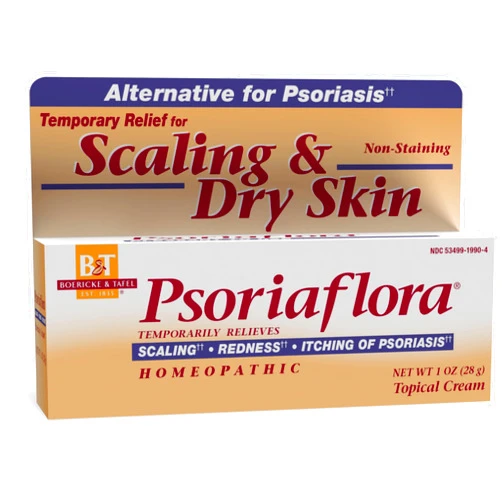 Nature's Way Boericke & Tafel Psoriaflora Topical Cream, Dry Skin Relief††, Reduces Redness & Itching††, Psoriasis Treatment††, 1 Oz