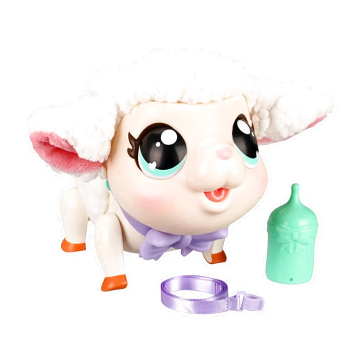 Little Live Pets - My Pet Lamb Soft and Wooly Interactive Toy Lamb That Walks, Dances 25+ Sounds & Reactions for Kids, Ages 5+